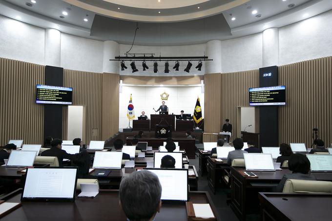 화성시의회 제189회 임시회 폐회_전경 모습