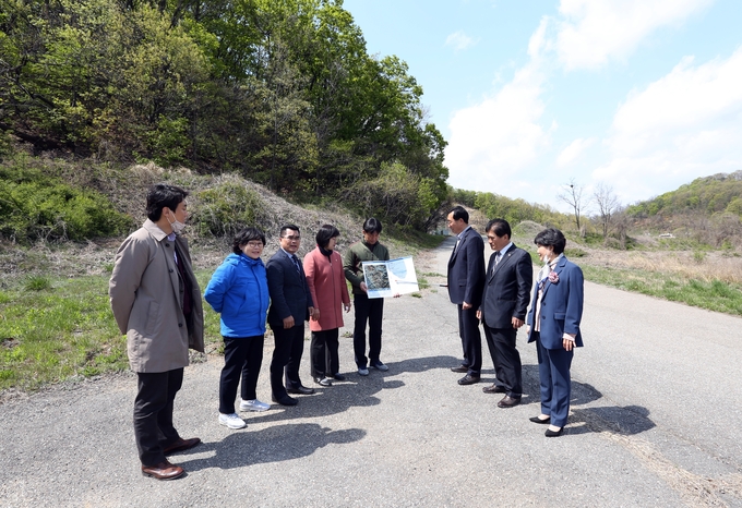 안양시의회 도시건설위원회, 박달스마트밸리 조성 사업 예정지 현장 방문 했다.