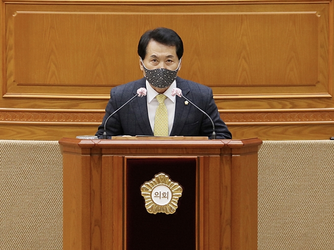 제263회임시회 음경택의원 5분발언 사진(음경택의원실제공)