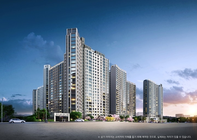 화성 봉담자이 라젠트 조감도 (사진=GS건설)