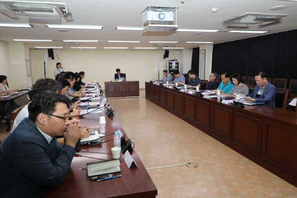 지난 6일 개최된 군포시 복합문화센터 건립 타당성 조사 용역보고회