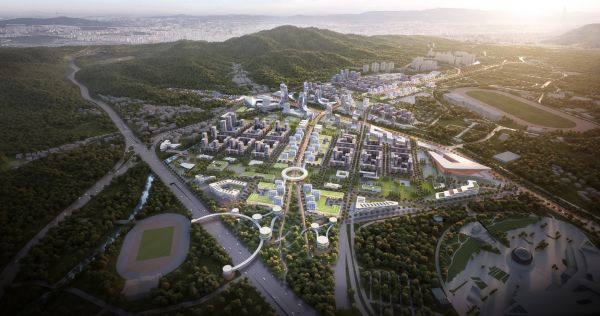 과천에 짓게될 제3기 수도권 신도시 조감도