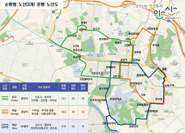 윤화섭 시장 “시민 중심 순환버스 도입으로 시민의 삶 획기적으로 개선”