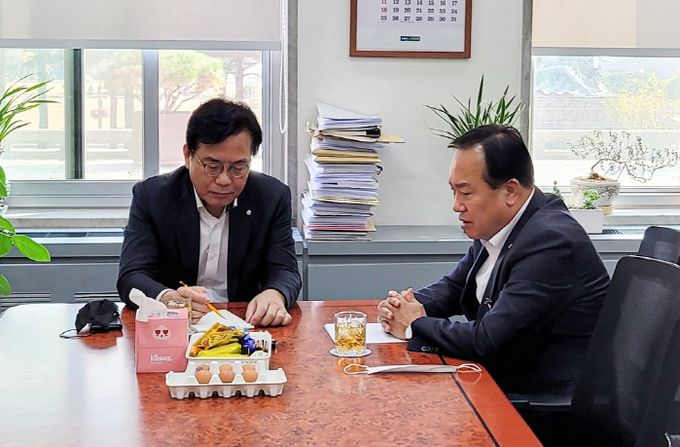 이권재 오산시장 국회 방문 국비 417억 원 지원 요청