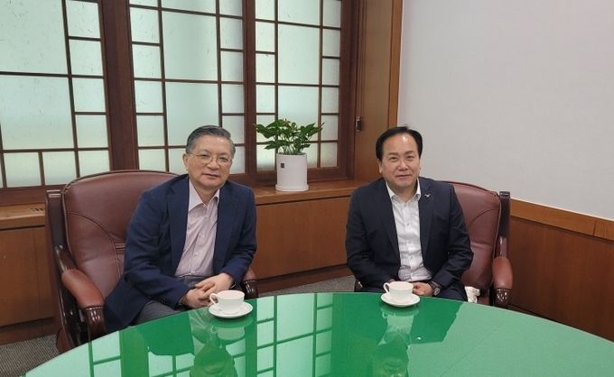 이권재 오산시장, 이한준 LH사장과 오찬 회동