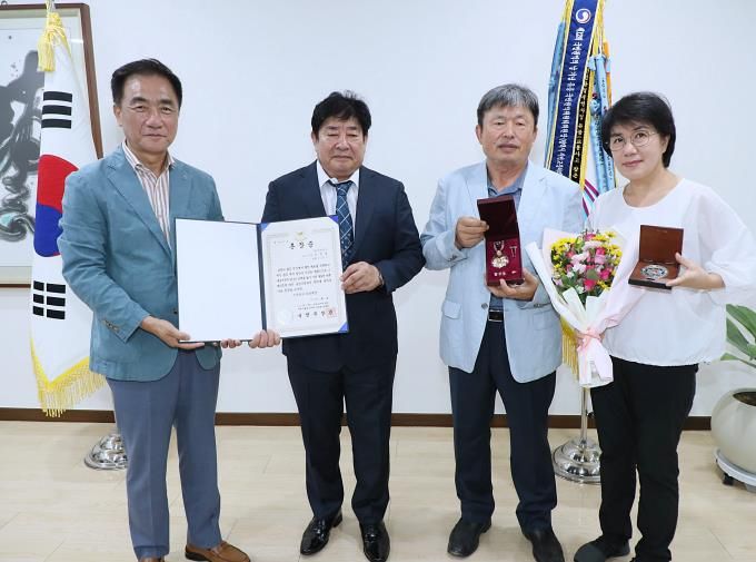 평택시, ‘6․25전쟁 故김창열 무공훈장’ 유족에게 전수
