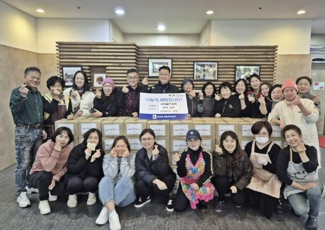 율전교회, 수원시 장안구 율천동에 취약계층 위한 김장김치 100박스 나눔