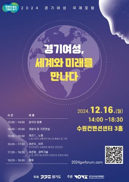 경기여성국제포럼-포스터.