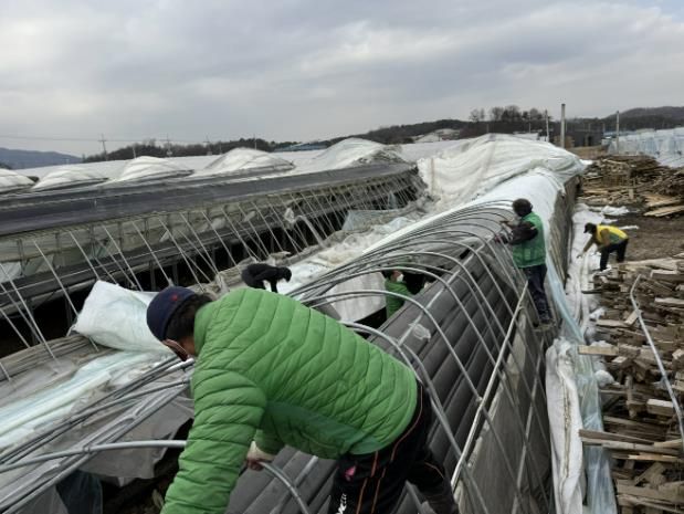 여주시, 대설피해 복구지원 봉사활동