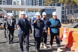 김성제 의왕시장, 2026년 해빙기 건축공사장 안전점검 실시