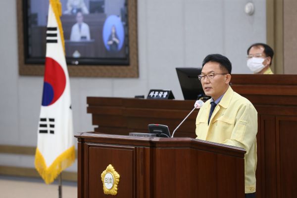 수원시의회 채명기 의원, 제351회 임시회에서 5분 자유발언