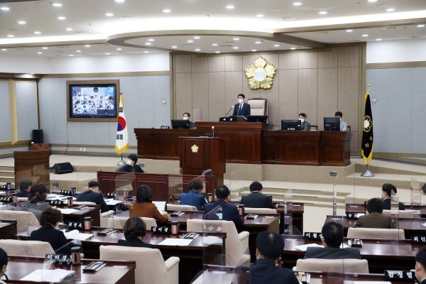 수원시의회 본회의장 전경