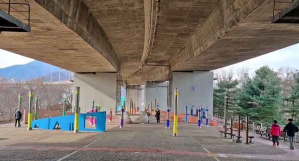 호계동 매봉광장 전경