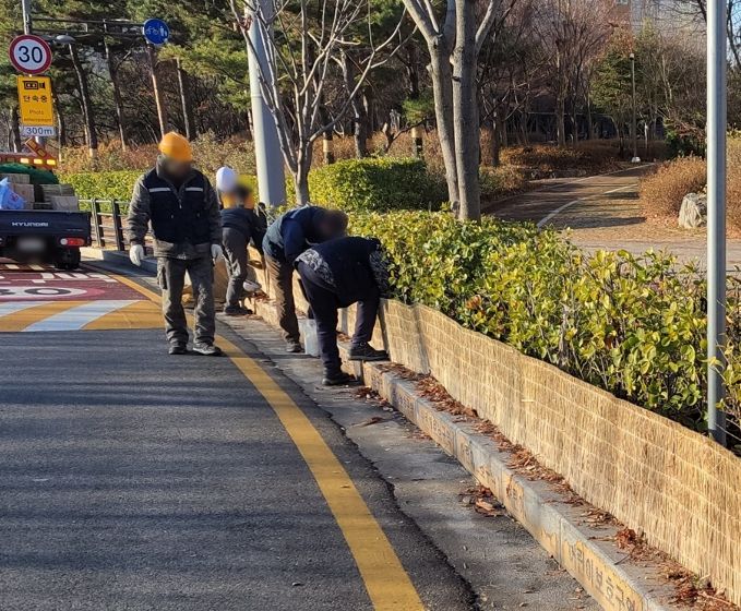 수원시 영통구 방풍막 설치공사 적극행정으로 예산절감