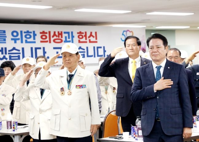 안양시, ‘위대한 헌신에 존경과 감사 ’ 6.25전쟁 제73주년 행사