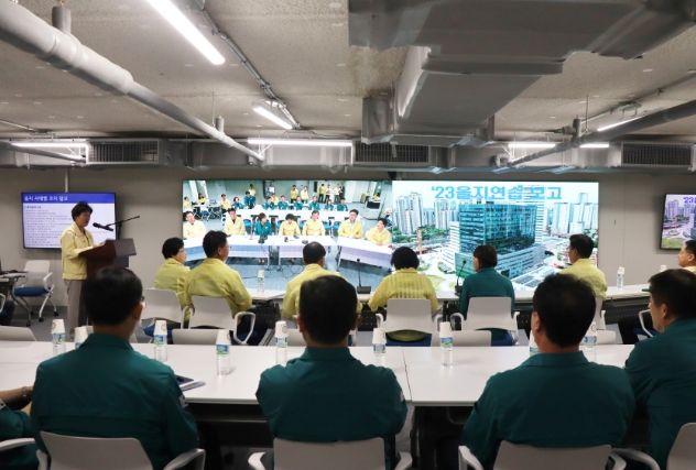 교육행정위원회, 경기도교육청 을지연습 상황실 격려 방문