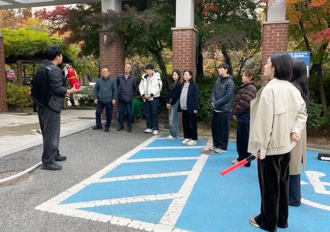 수원시 장안구 조원2동, 공공기관 합동 소방훈련 실시