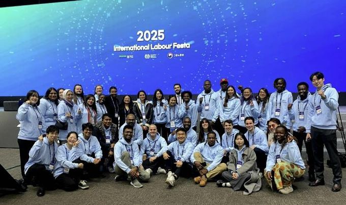 국제노동페스타에 참석한 세계청년들