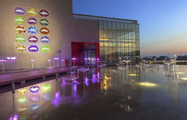 유리섬박물관 전경.