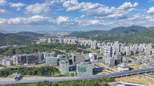 과천지식정보타운 전경